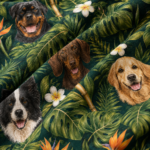 Custom Dog Face Hawaiian Shirt — Personalized Tropical Hibiscus Pet Photo Aloha Shirt - Image 4